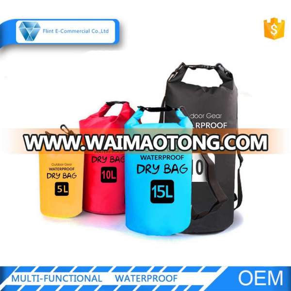 Outdoor Sport Ocean Pack Custom Logo PVC Waterproof floating dry bag